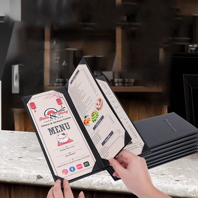 4.25 x 11" 4 Views Dinner Menu Cover