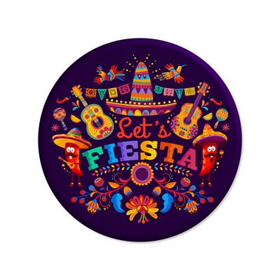 Metal Buttons circle (3") Four colour process