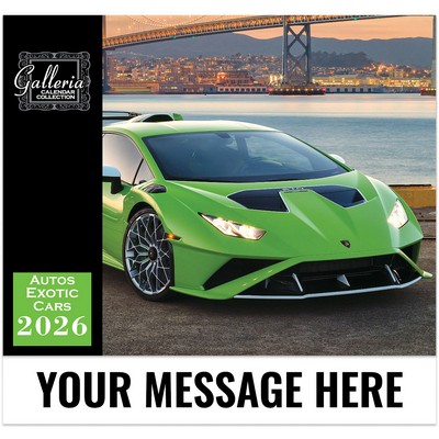 Galleria Wall Calendar 2026 Exotic Cars SP/ENG