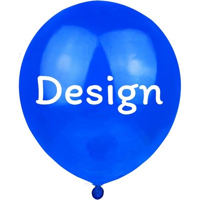 10" Blue Balloon For Birthday